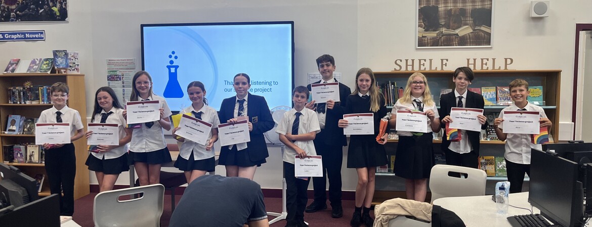 Year 7 Science Project Winners
