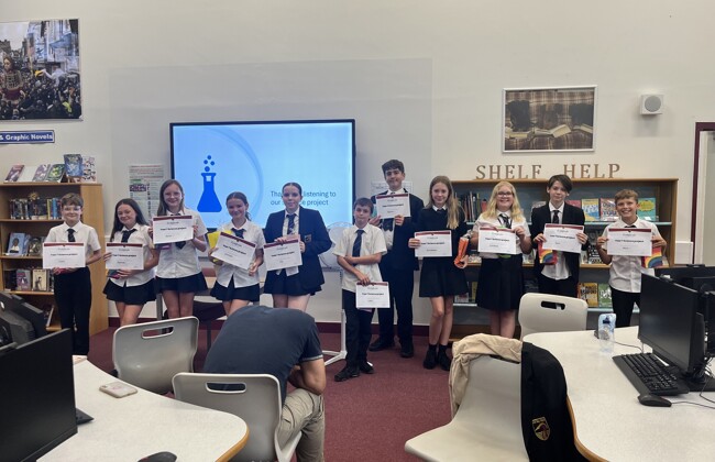 Year 7 Science Project Winners