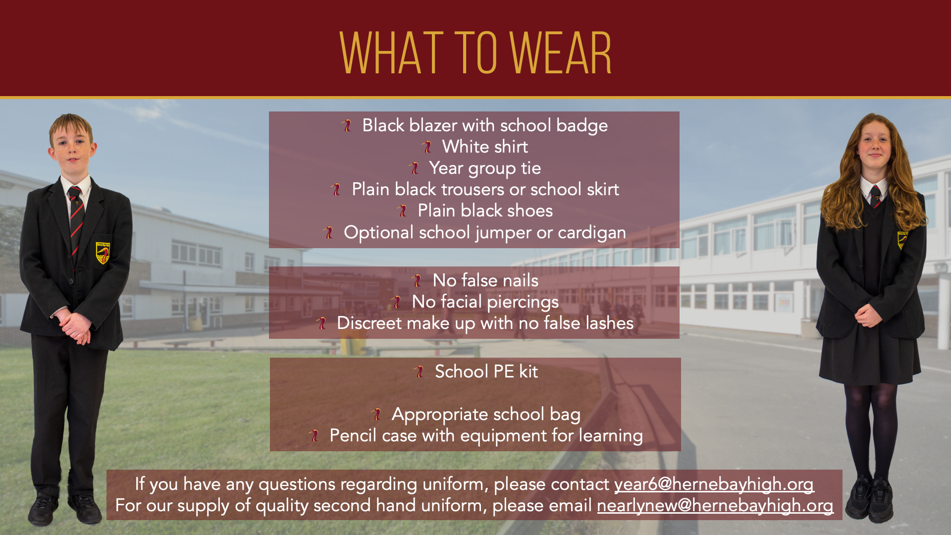 Year 7 Uniform Guidelines