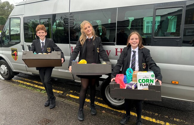 Wellbeing Team support the Canterbury Food Bank