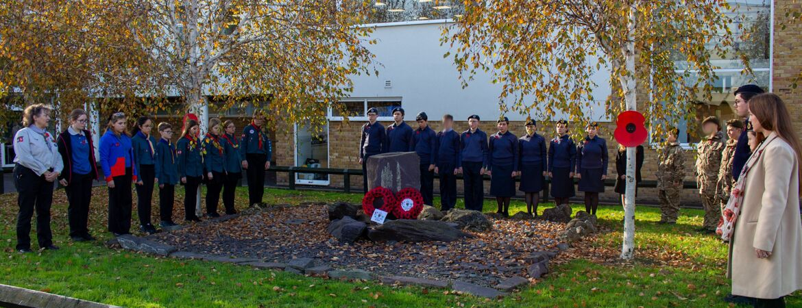 Remembrance at Herne Bay High