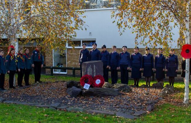 Remembrance at Herne Bay High